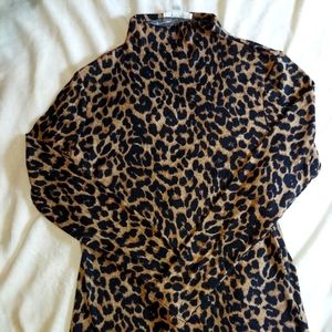 3for30- Leopard Print Mock Neck